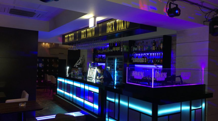 VIP seating area inside the club