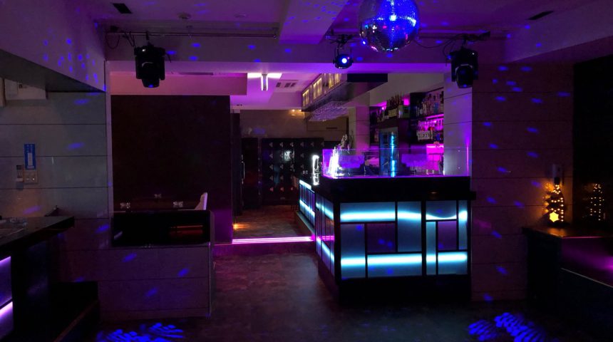 Wide interior view of the venue